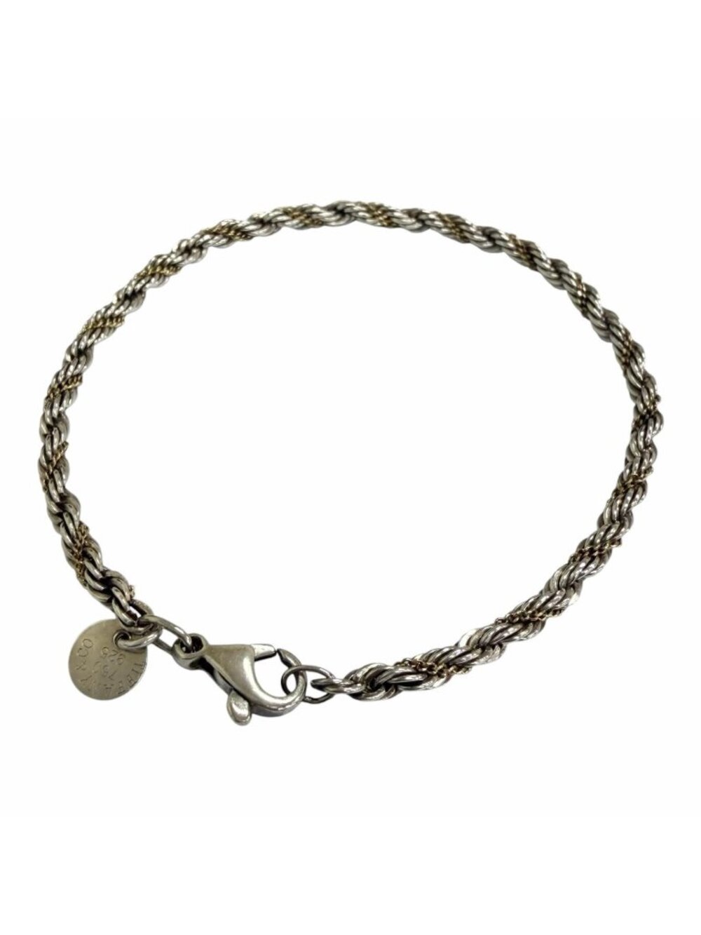 Tiffany & Co Twist Combination Bracelet Silver Gold